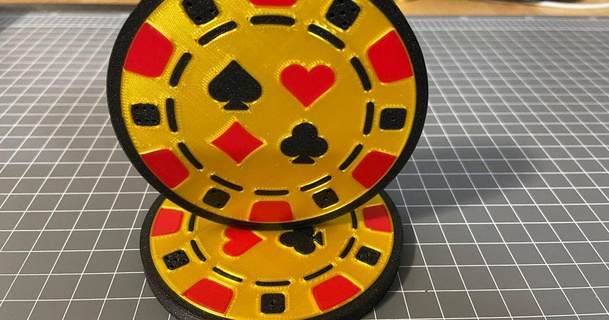 casino chip mmu muddymaker download free stl model printablescom 3d models hobby & makers ideas 3d print model - Mito3D