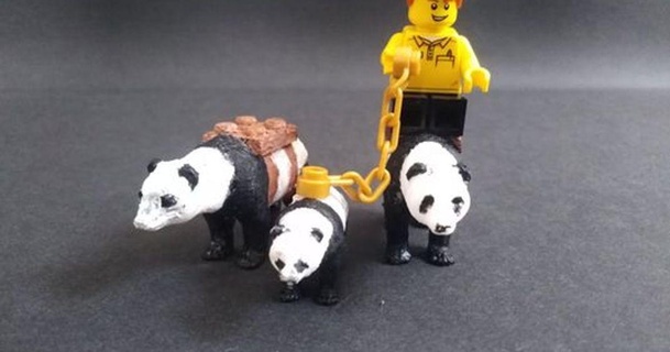 Lego panda tom cestas baixar livre stl modelo printablescom 3d modelos brinquedos jogos construção 3d print model - Mito3D