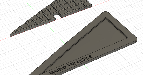 magie zone puzzle afficher plateau blocs kiwis Télécharger libre stl modèle imprimablescom 3d modèles apprentissage math Triangle tour 3d print model - Mito3D