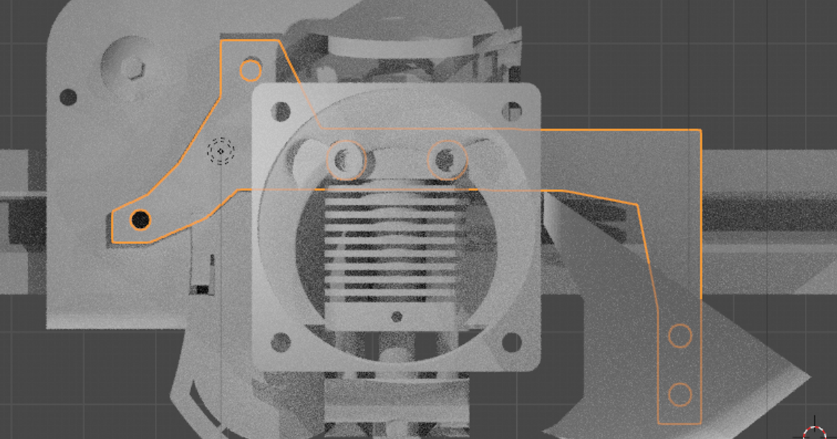 Creality ender 3 v2 Hotend soğutma hayran kanal adaptör sessiz 40mm hayranlar hej2010 indir Bedava stl model printablescom 3d modeller yazıcılar 3D print model - Mito3D