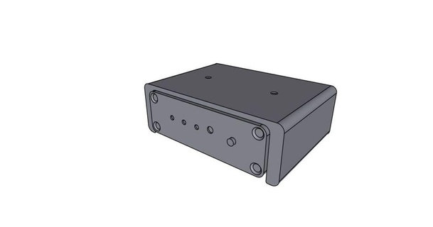 esynic 3x1 switch mount andreac download free stl model printablescom 3d models gadgets audio desk nosupports underdeskmount 3d print model - Mito3D