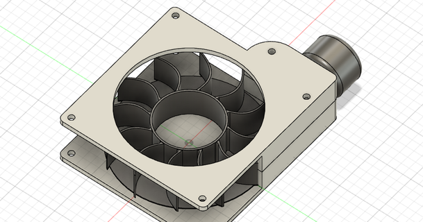 centrifuga fan make3d azienda limitato Scarica gratuito stl modello printablescom 3d Modelli gadget computer ventilatore centrifugo 3d print model - Mito3D