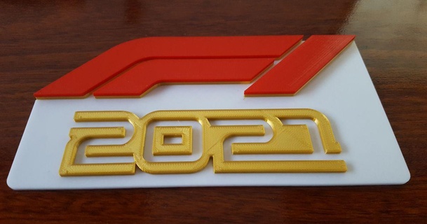 Sileta logo f1 kike yapımcısı indir Bedava stl model printablescom 3d modeller Sanat tasarım 2d tabaklar logolar 2021 Oto araba formula1 3d print model - Mito3D