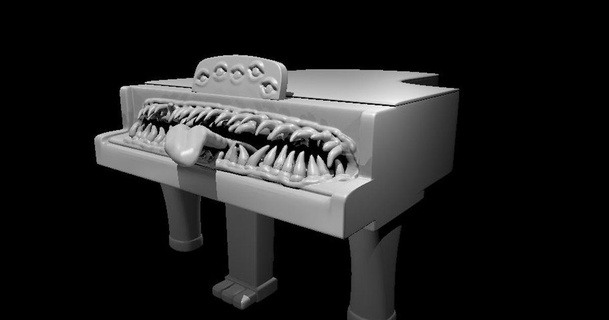 mille dollari pianoforte imitare mz4250 Scarica gratuito stl modello printablescom 3d Modelli giocattoli Giochi tavola 3d print model - Mito3D