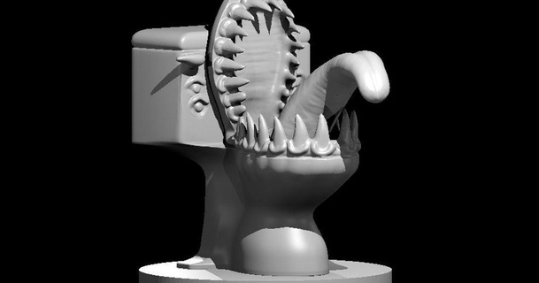 toilet mimic updated mz4250 download free stl model printablescom 3d models toys & games board 3d print model - Mito3D