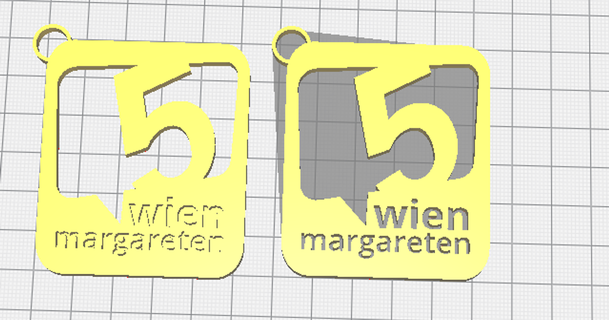 margareten logo ndl download free stl model printablescom 3d models art & design 2d plates logos keychain 3d print model - Mito3D