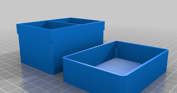 slide box ndl download free stl model printablescom 3d models household house equipment storagebox 3d print model - Mito3D