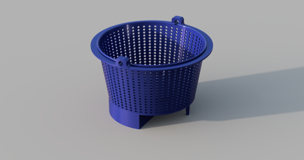 pool skimmer basket v2 ndl download free stl model printablescom 3d models household outdoor & garden replacement replacementpart replacementparts 3d print model - Mito3D
