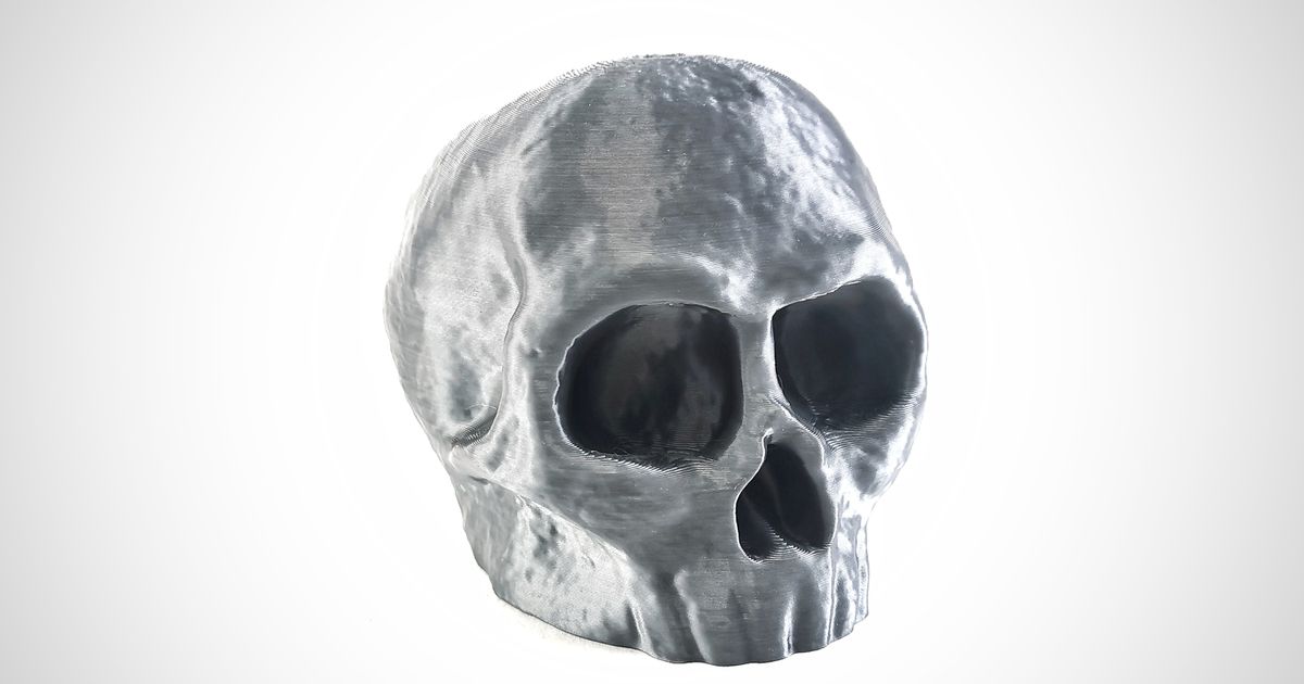 skull fdm ncsandor download free stl model printablescom 3d models art & design sculptures sculpting sculpture 3D print model - Mito3D