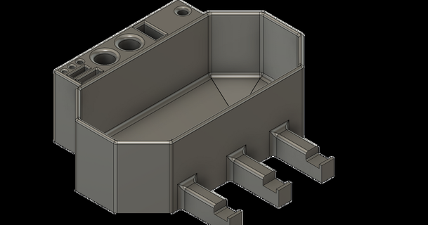 Prusa Werkzeugkasten Links seite hexagon style werkzeug halter siehe beschreibung 3d print brehm download frei stl Modell Printablescom Modelle Drucker Upgrades prusai3mk3 3d print model - Mito3D