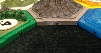 catan terreno piastrelle modificato cilindrico magneti ppaukstelis Scarica gratuito stl modello printablescom 3d Modelli giocattoli Giochi tavola coloni 3d print model - Mito3D