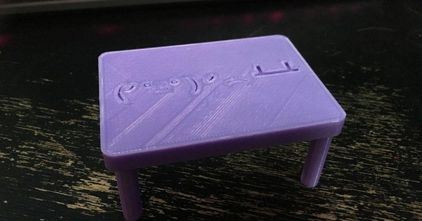 masa saygısız İskoçya level2three indir Bedava stl model printablescom 3d modeller oyuncaklar oyunlar yazı tahtası 3dprintable Sanat emojii çevirmek 3d print model - Mito3D