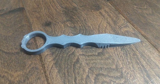 shiv reeder download free stl model printablescom 3d models hobby & makers tools weapon benchmade dagger knife 3d print model - Mito3D