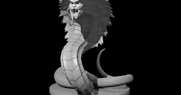 spirit naga updated mz4250 download free stl model printablescom 3d models toys & games board danger noodle snake snek sneaple 3d print model - Mito3D