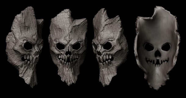 lanetli maske 1 tes3d indir Bedava stl model printablescom 3d modeller Sanat tasarım heykeller 3d print model - Mito3D