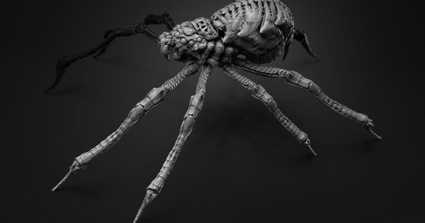 hell arachnid tes3d download free stl model printablescom 3d models art & design sculptures 3d print model - Mito3D