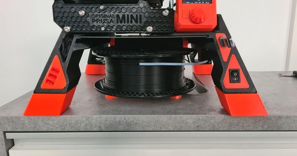 prusa mini base perna extensões plano porta bobinas vou baixar livre stl modelo printablescom 3d modelos impressoras Atualizações 3d print model - Mito3D