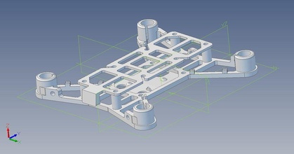 hubsan fpv frame outcastrc download free stl model printablescom 3d models hobby & makers rc robotics 3d print model - Mito3D