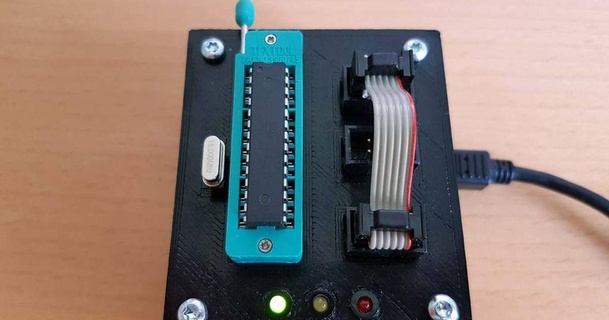 arduino atmel flash station flazer download free stl model printablescom 3d models hobby & makers electronics programming microcont 3d print model - Mito3D