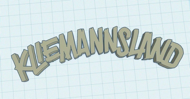 Kleinmannsland Logo Flazer download frei stl Modell Printablescom 3d Modelle Kunst Design 2d Platten Logos Youtube Lehmmann fynn 3d print model - Mito3D