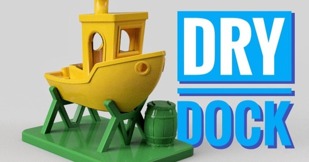 trocken Dock Bugman 140 download frei stl Modell Printablescom 3d Modelle Drucker Prüfung Benchy Anzeige Stand 3d print model - Mito3D