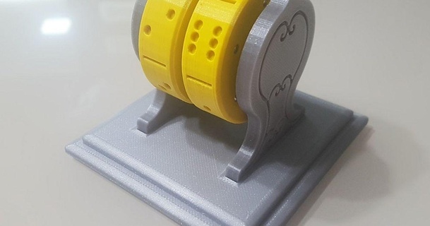 tournant dé Gustavo prier Télécharger libre stl modèle imprimablescom 3d modèles jouets Jeux planche jeux société 3d print model - Mito3D