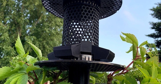 çit adaptör gelişmiş kuş besleyici pez indir Bedava stl model printablescom 3d modeller ev halkı Evcil Hayvanlar Kuş direği 3d print model - Mito3D