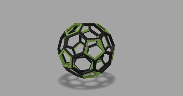 troncato icosaedro ronald Scarica gratuito stl modello printablescom 3d Modelli giocattoli Giochi puzzle brain teasers 3d print model - Mito3D
