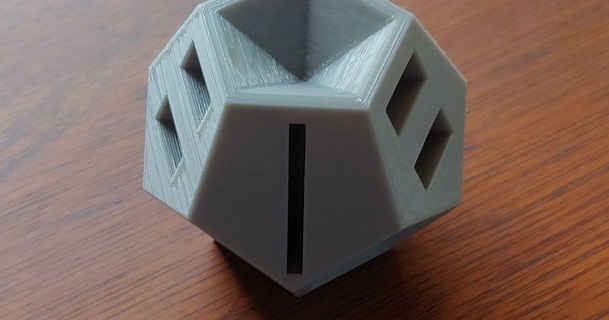dodecahedron - usb sd micro-sd holder matty download free stl model printablescom 3d models art & design designs compact memory memorycardholder 3d print model - Mito3D