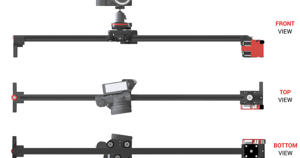 Motorlu uzaktan kontrollü kamera kaydırıcı nesne izleme jjrobots indir Bedava stl model printablescom 3d modeller gadget'lar Fotoğraf video arduino yuvası film fotoğrafçısı açık kaynak fotoğrafçılık 3d print model - Mito3D