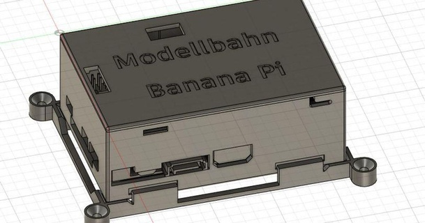 plátano pi m1 caja geh ferrocarril modelo alojamiento corredor descargar gratis stl imprimiblescom 3d modelos pasatiempo hacedores ideas 3d print model - Mito3D