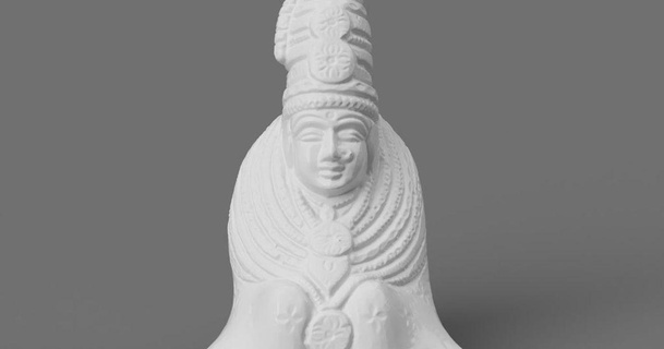 tulja bhavani - giver life making gods india download free stl model printablescom 3d models art & design sculptures devi goddess hindu hinduism 3d print model - Mito3D