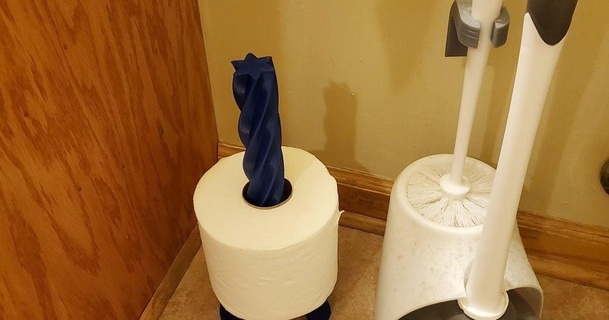 toilet paper holder usman suriono download free stl model printablescom 3d models household bathroom toiletpaperholder 3d print model - Mito3D