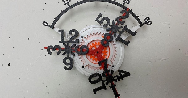 errante hora pared reloj típico titiritero descargar gratis stl modelo imprimiblescom 3d modelos casa decoración complicación 3d print model - Mito3D