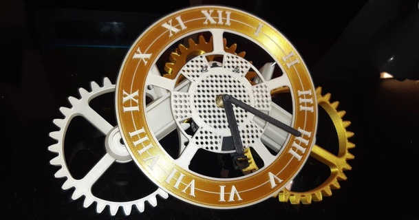 steampunk clock fox download free stl model printablescom 3d models art & design wall-mounted gear 3d print model - Mito3D