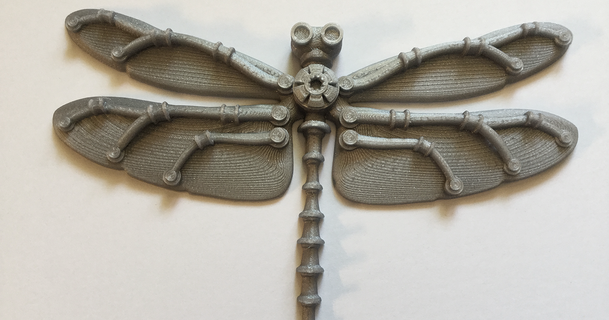 steampunk dragonfly sylviatrilling download free stl model printablescom 3d models art & design sculptures 3d print model - Mito3D