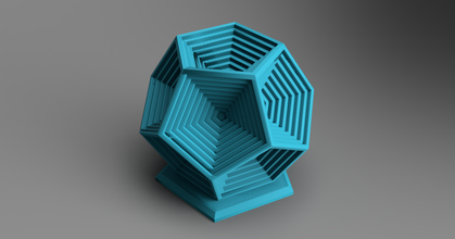 decoration dodecahedron oscar padilla download free stl model printablescom 3d models art & design sculptures desktop 3d print model - Mito3D