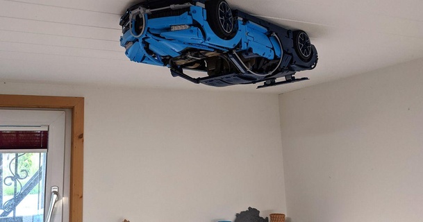 mur plafond monter lego bugatti chiron pire cas Télécharger libre stl modèle imprimablescom 3d modèles jouets Jeux 3d print model - Mito3D