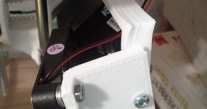 Huxley Kühlung Ventilator montieren Halterung andreas gohr download frei stl Modell Printablescom 3d Modelle Drucker Upgrades emakerhuxley 3d print model - Mito3D