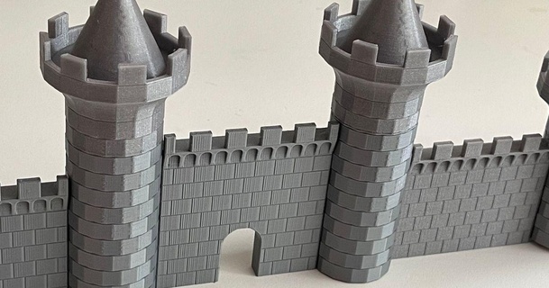 castelo parede emal baixar livre stl modelo printablescom 3d modelos brinquedos jogos 3d print model - Mito3D