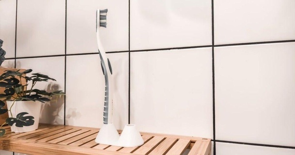 escovas dente vincadeira baixar livre stl modelo printablescom 3d modelos casa banheiro acessórios escova porta dentes 3d print model - Mito3D