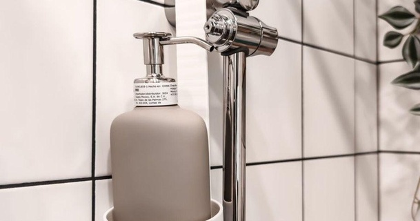 shampoo holder creaserra download free stl model printablescom 3d models household bathroom bathroomaccessories 3d print model - Mito3D