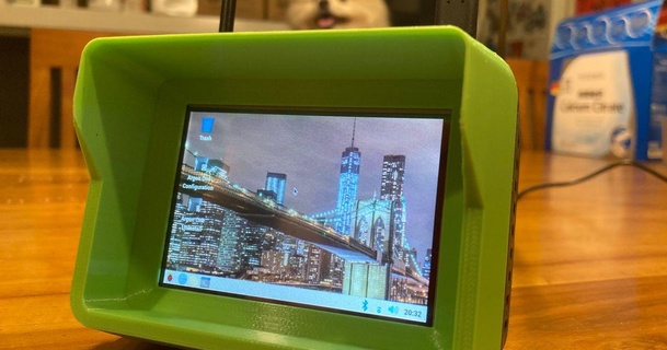 fallout-style raspberry pi terminal pi2 pi3 & waveshare 35 hdmi lcd hawkeye download free stl model printablescom 3d models gadgets computers fallout 3d print model - Mito3D