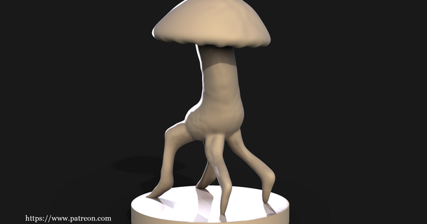 mushroom warehouse workshop download free stl model printablescom 3d models toys & games rpg figures creature dnd fantasy pathfinder 3d print model - Mito3D