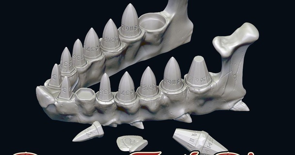 Dragão dentes dados conjunto queimado morrendo 3d baixar livre stl modelo printablescom modelos brinquedos jogos borda acessórios acessório arsmoriendi3d jogo tabuleiro 3d print model - Mito3D