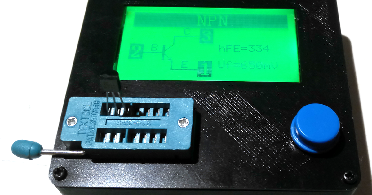 lcr meter m tester t4 caso funda uranóxido descargar gratis stl modelo imprimiblescom 3d modelos pasatiempo hacedores electrónica metro 3D print model - Mito3D