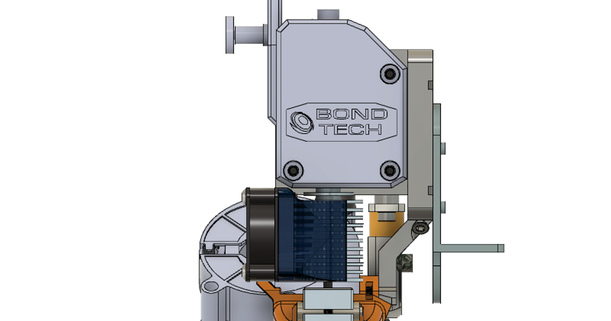 ender 3 bmg e3d v6 - mosquito direct drive extruder bltouch lightweight mount brettvitaz download free stl model printablescom 3d models printers upgrades bondtechbmg directdrive directdriveextruder 3D print model - Mito3D