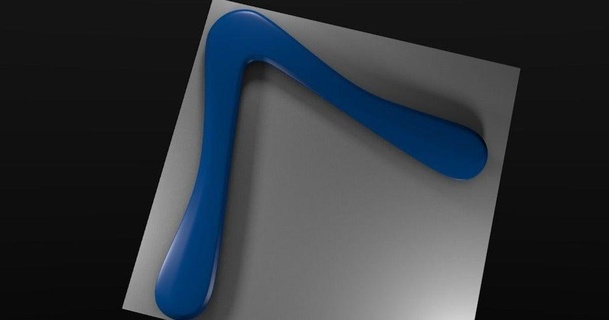 bumerang articulación descargar gratis stl modelo imprimiblescom 3d modelos Deportes aire libre 3d print model - Mito3D