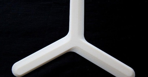 bumerang articulación descargar gratis stl modelo imprimiblescom 3d modelos Deportes aire libre juguete vuelo shuriken 3d print model - Mito3D