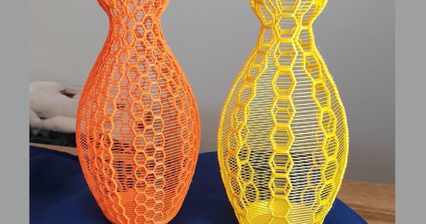 Prusa Zeichenfolge Vasen 3dprintbunny download frei stl Modell Printablescom 3d Modelle Haushalt Dekor Hexagon Vase 3d print model - Mito3D